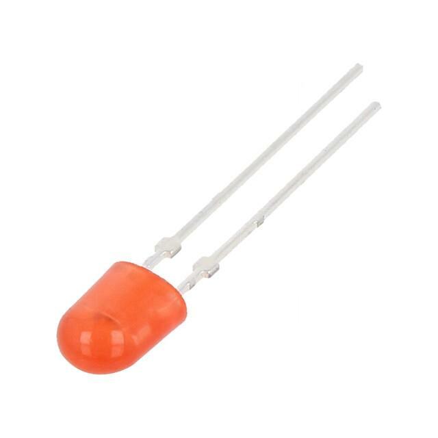 EVERLIGHT LED; red; oval; 5.2x3