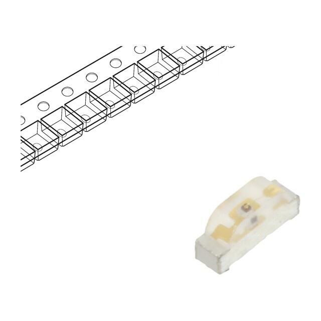 EVERLIGHT LED; red; SMD; 16÷38mcd; 2÷2