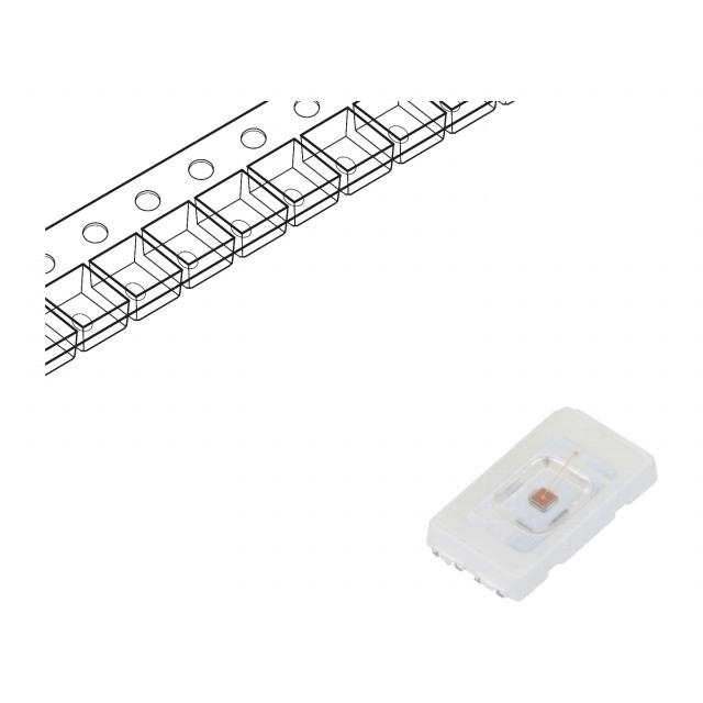 LITEON LED; red; SMD; 16lm; 2÷2