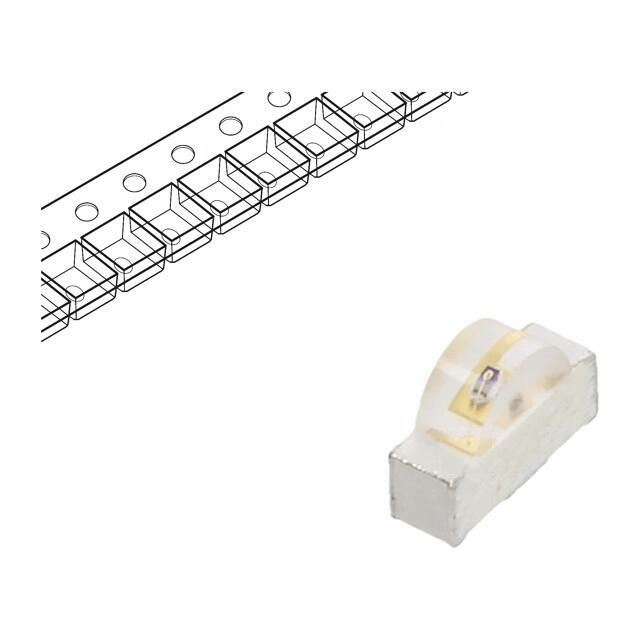 EVERLIGHT LED; red; SMD; 19÷47mcd; 2÷2