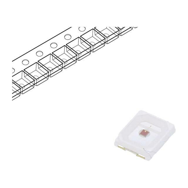 OPTOSUPPLY LED; red; SMD; 8lm; 2