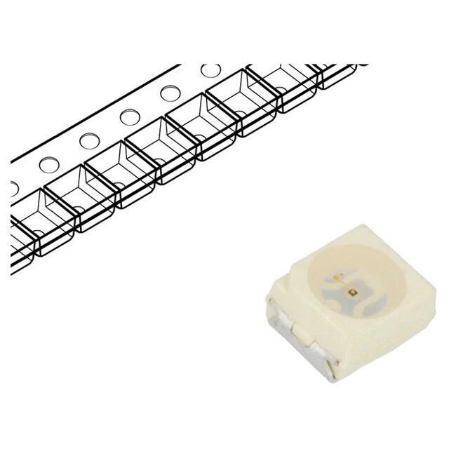 VISHAY LED; red; SMD; PLCC2; 450÷750(typ)-1400mcd