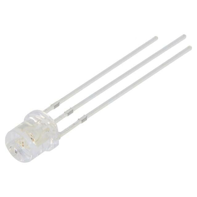 OPTOSUPPLY LED; red/yellow; 5mm; 140°; Front: