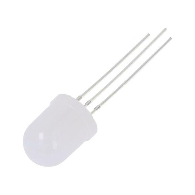 OPTOSUPPLY LED; red/yellow-green; 10mm; 30°; Front: