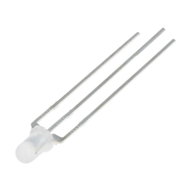 OPTOSUPPLY LED; red/yellow-green; 3mm; 100°; Front: