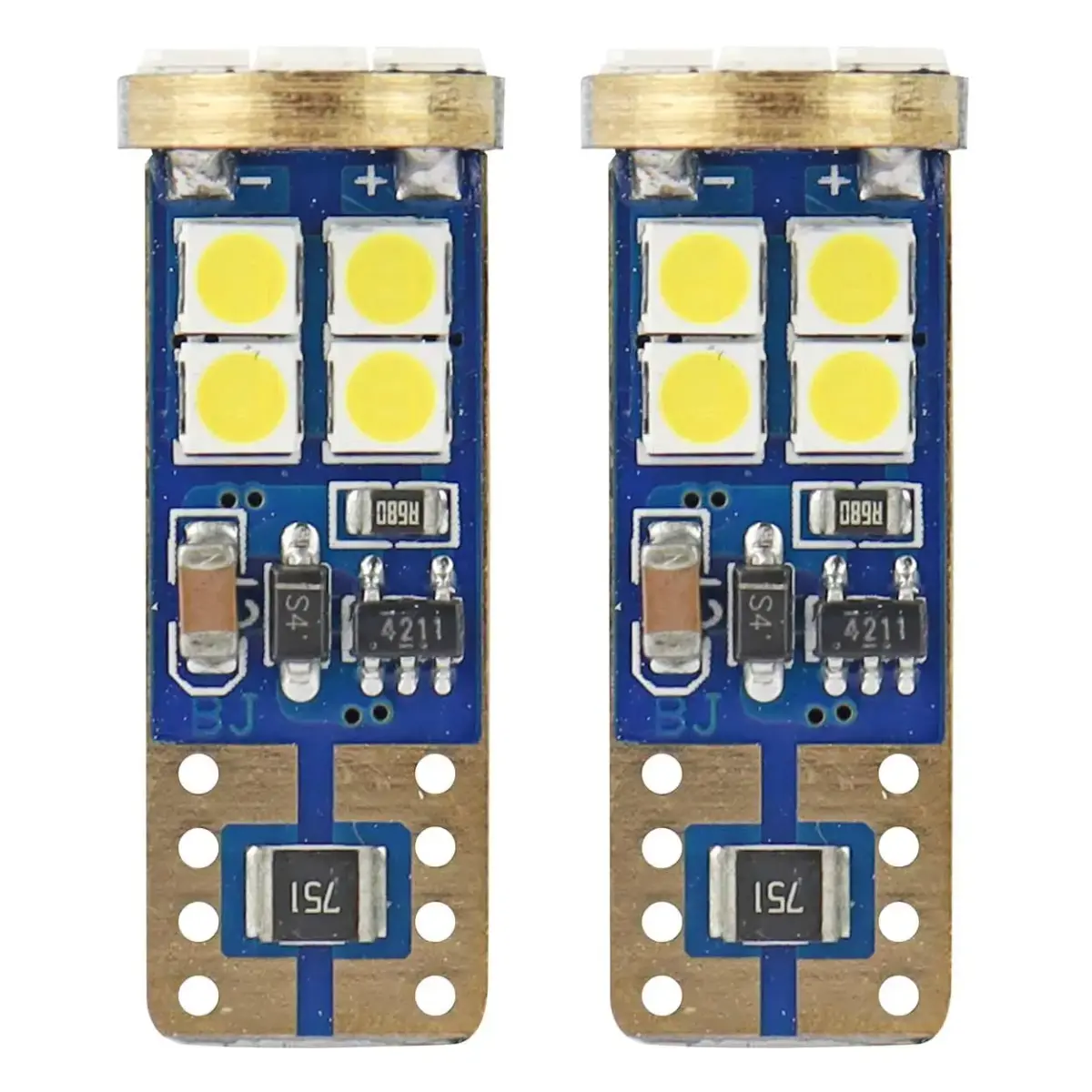 AMIO LED spuldze CANBUS 12SMD 2835