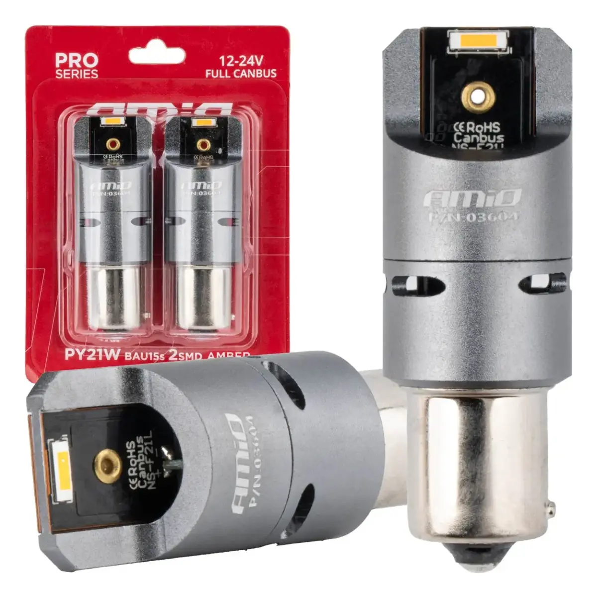 LED spuldzes CANBUS PRO sērija PY21W