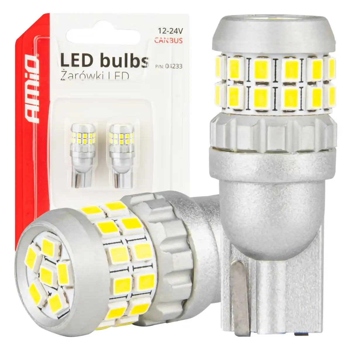 LED spuldzes CANBUS T10 W5W 30SMD