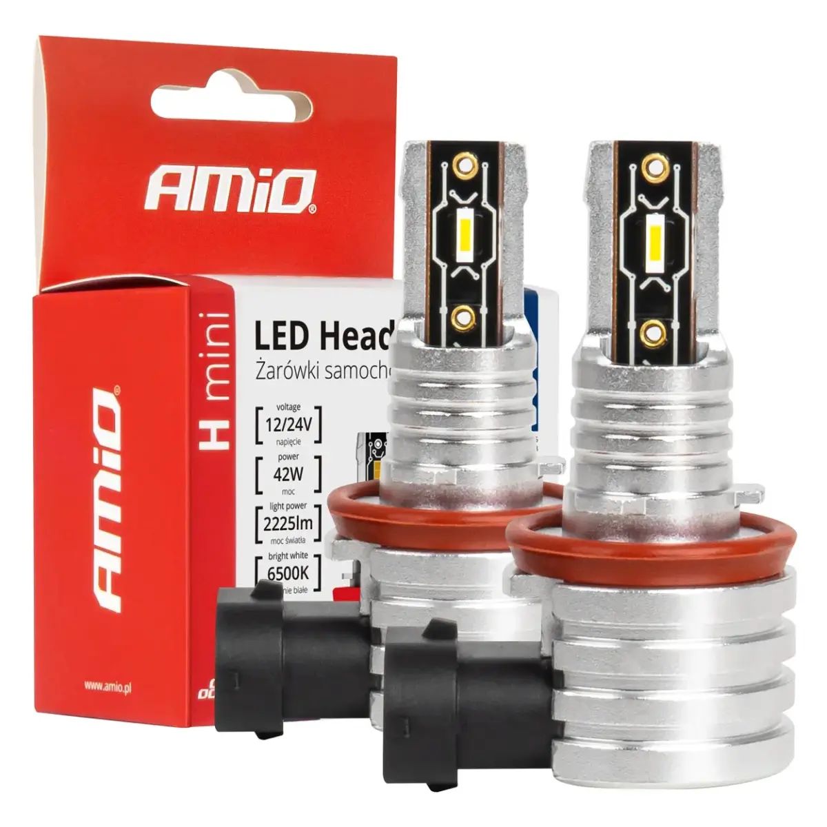LED Auto spuldzes H-mini Series H8/H9/H11/H16