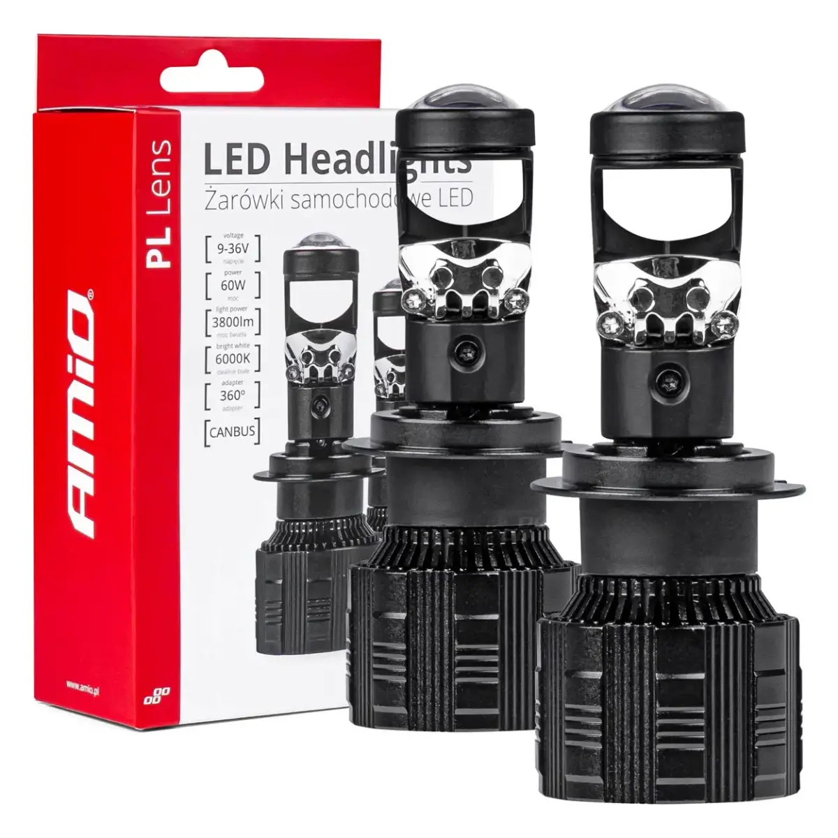 LED spuldzes H7 PL Lens sērija