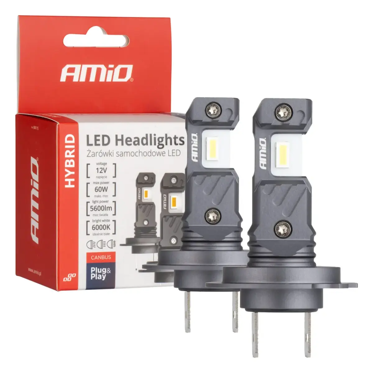 LED Auto spuldzes Hybrid series H7