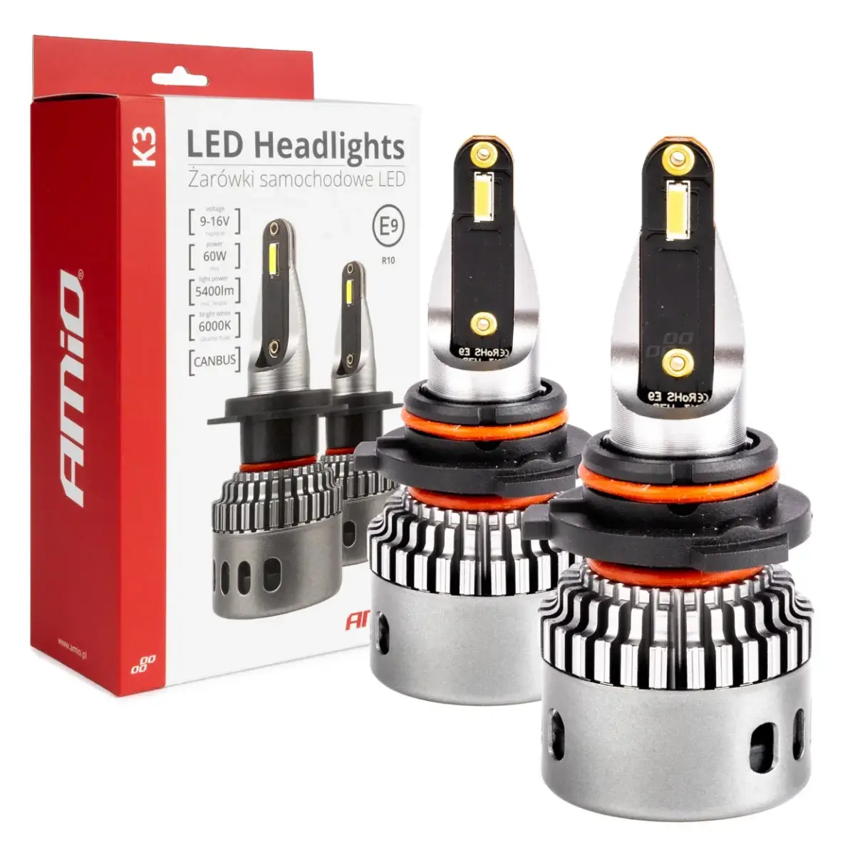 LED Headlights K3 Series HB3/HIR1 9011/H10