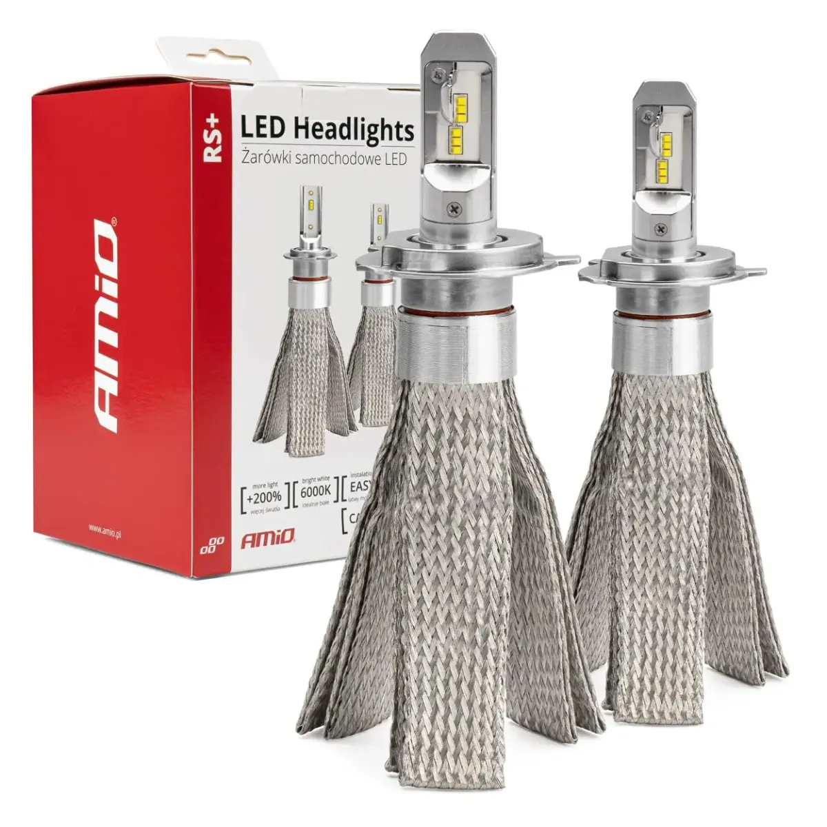 LED spuldzes RS+ sērija H4 50W