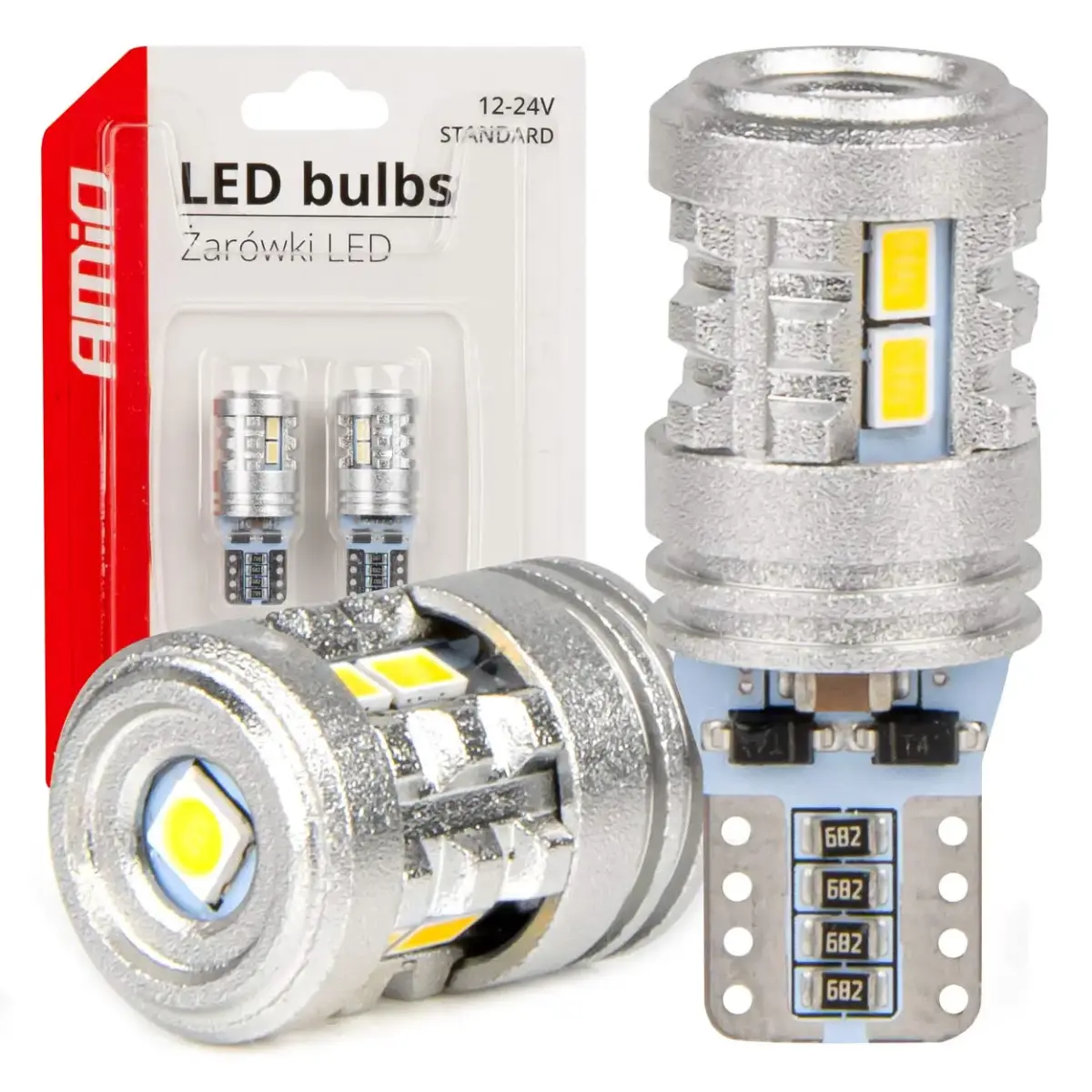LED spuldzes STANDARD T10 W5W 6×3020