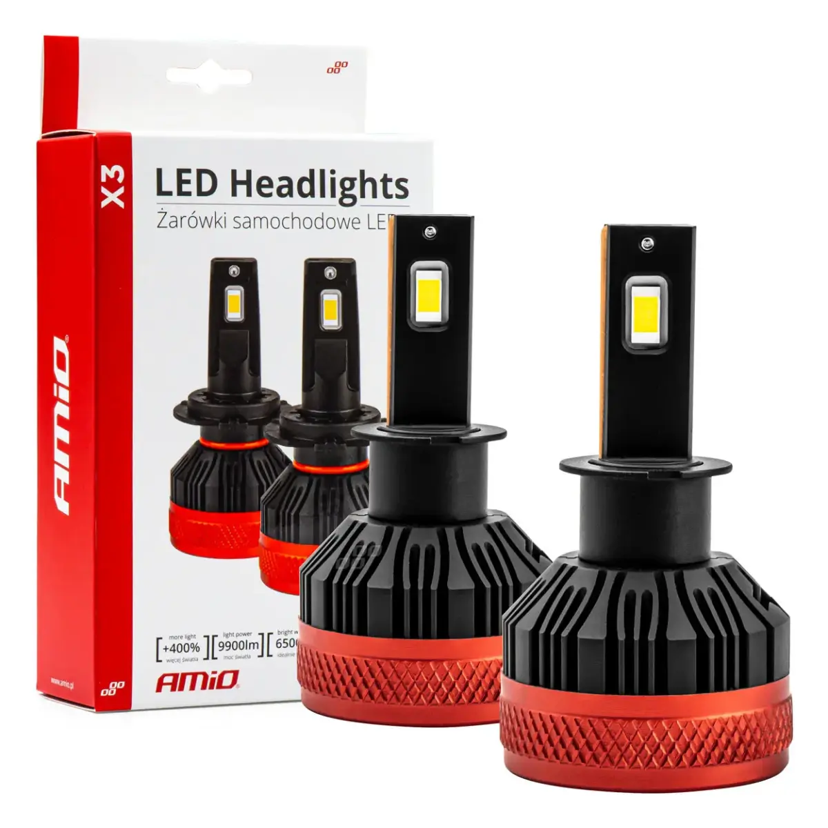 LED spuldzes X3 sērija H3 AMiO-02978
