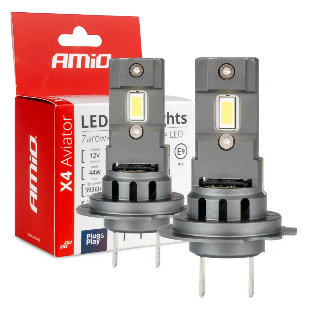 LED spuldzes X4 sērija AVIATOR H7/H18