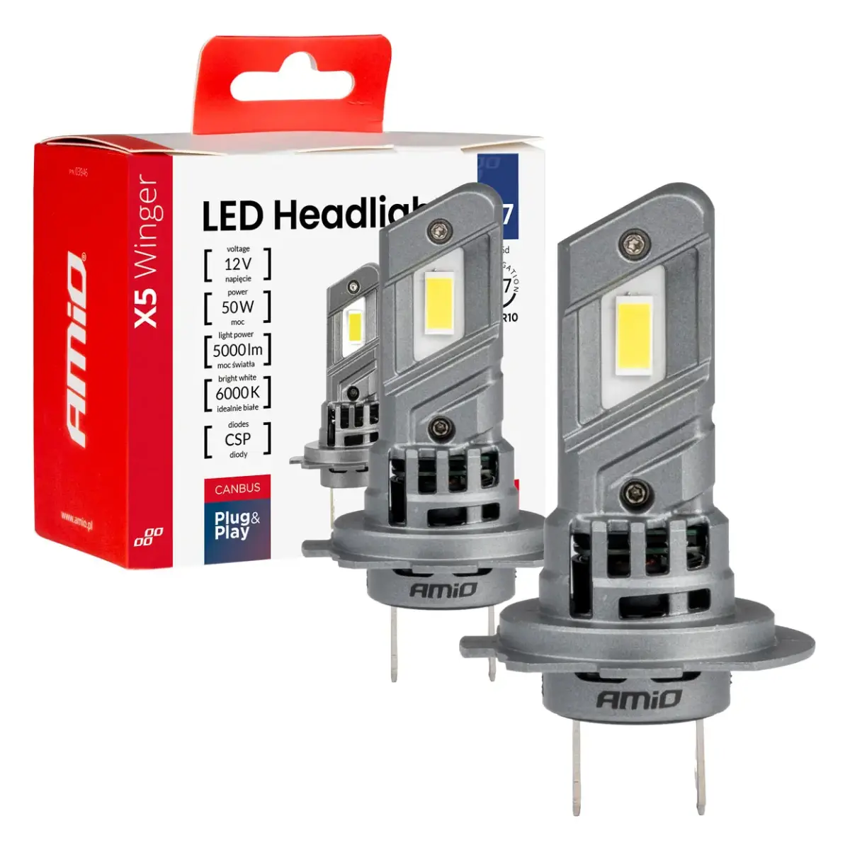 LED Headlights X5-series WINGER H7 6000K