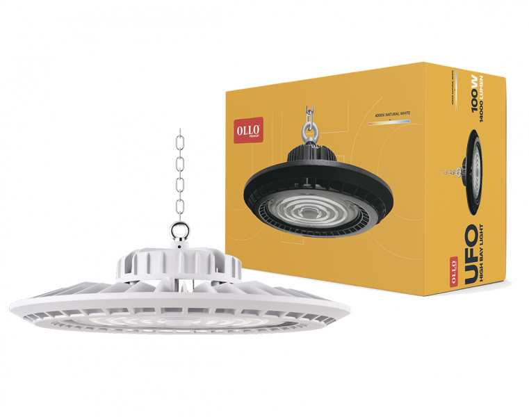 OLLO LED UFO gaismeklis 100W, 4000K