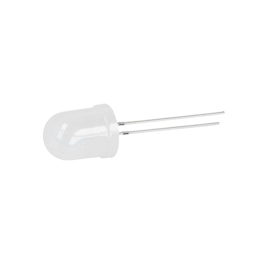 OPTOSUPPLY LED; white cold; 10mm; blinking