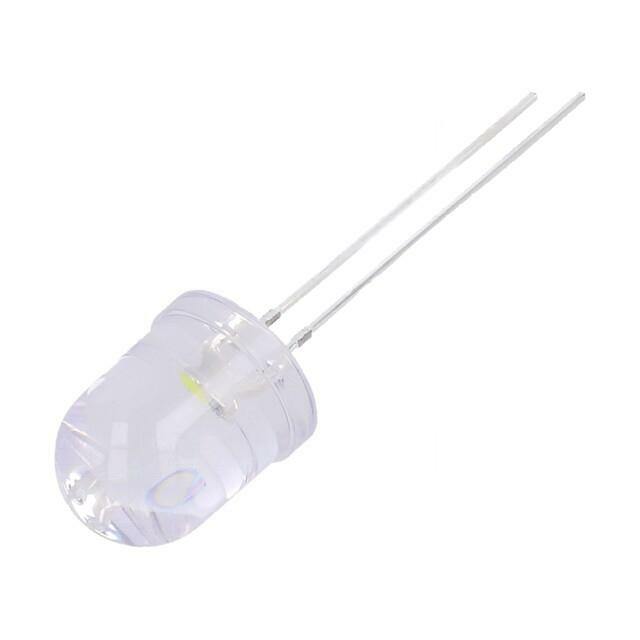 OPTOSUPPLY LED; white cold; 10mm; blinking