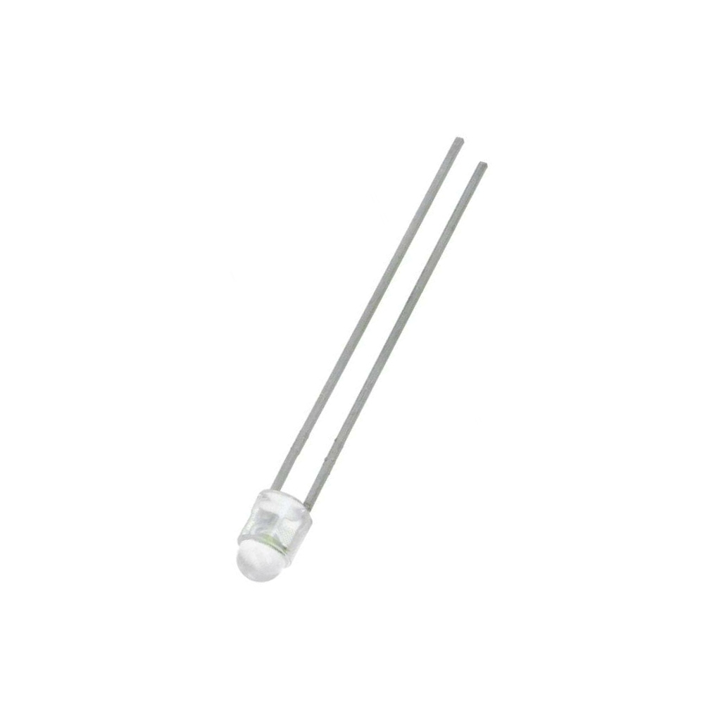 LITEON LED; white cold; 3.8mm