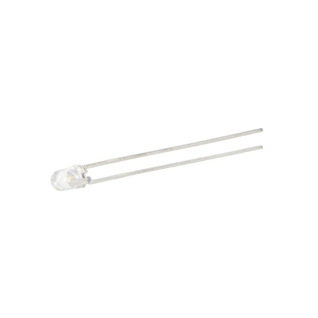 LITEON LED; white cold; 3mm; 1150÷5500mcd