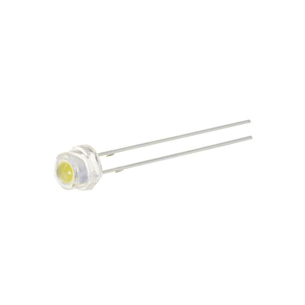 OPTOSUPPLY LED; white cold; 4.8mm