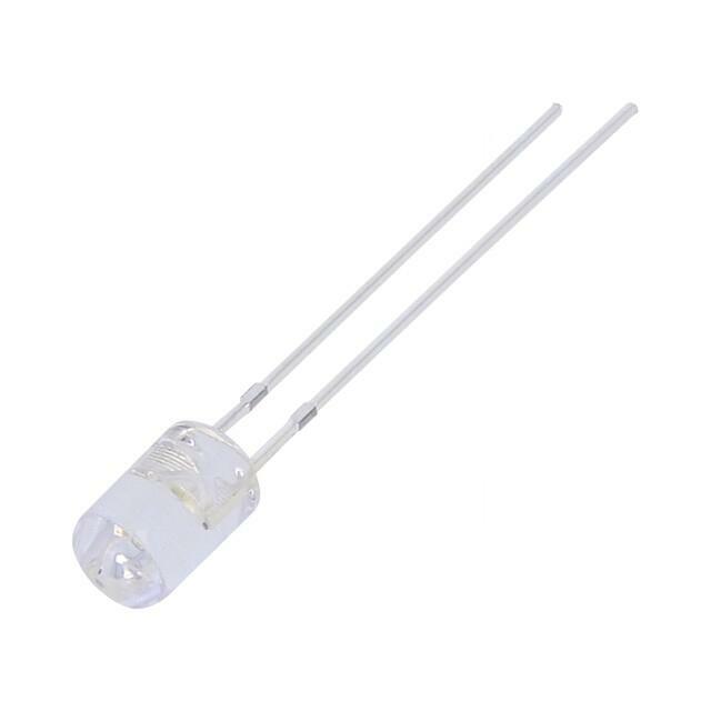 OPTOSUPPLY LED; white cold; 5mm; 1120÷1560mcd