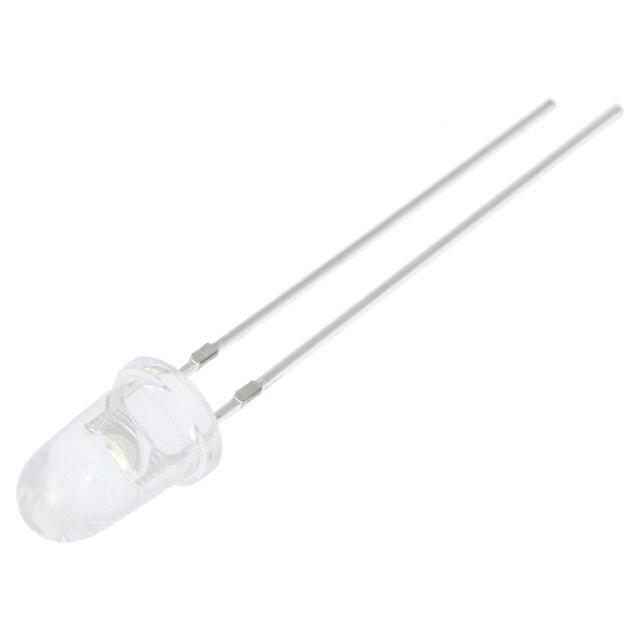 OPTOSUPPLY LED; white cold; 5mm; 72000÷80000mcd