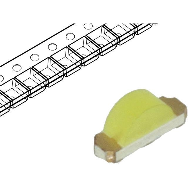 OPTOSUPPLY LED; white cold; SMD; 300÷450mcd