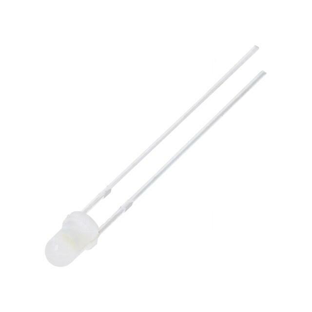 OPTOSUPPLY LED; white warm; 3mm; 750÷1120mcd