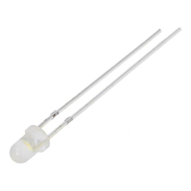 OPTOSUPPLY LED; white warm; 3mm; 8400÷10000mcd