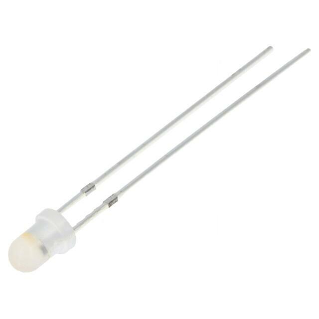 OPTOSUPPLY LED; white warm; 3mm; blinking