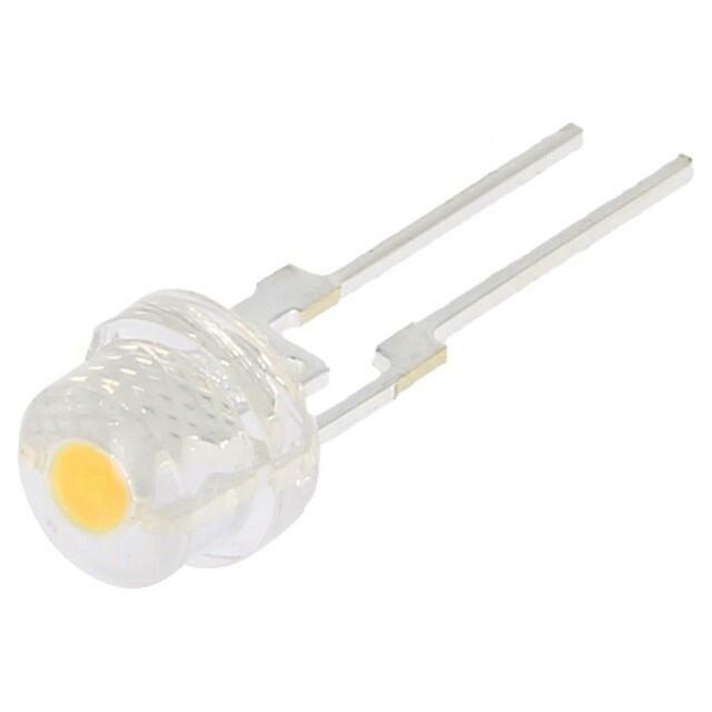 OPTOSUPPLY LED; white warm; 4.8mm