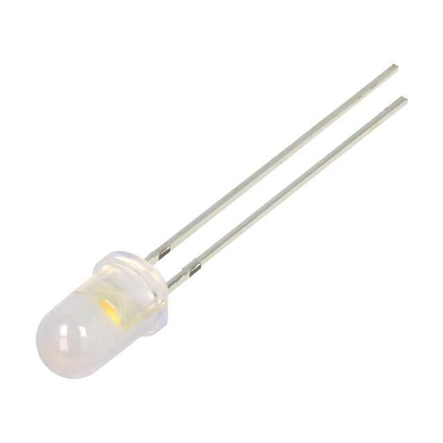 OPTOSUPPLY LED; white warm; 5mm; 10000÷12000mcd