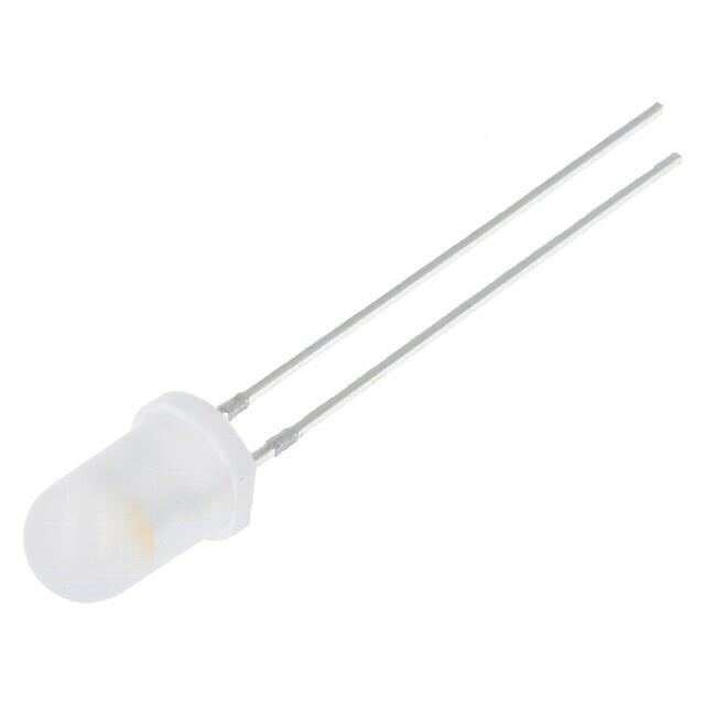 OPTOSUPPLY LED; white warm; 5mm; blinking