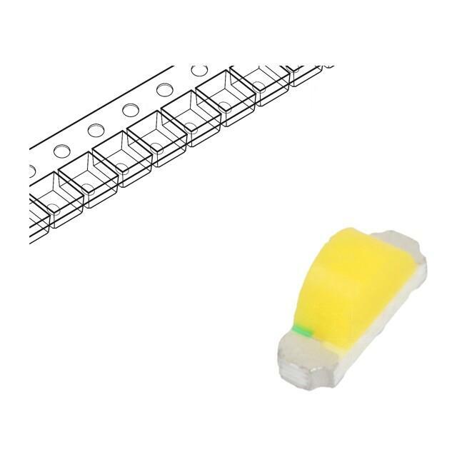 OPTOSUPPLY LED; white warm; SMD; 300÷450mcd