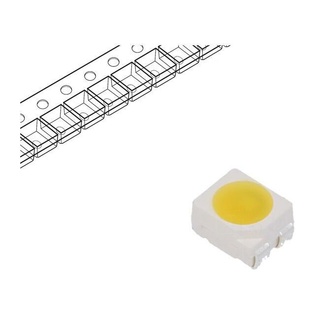 OPTOSUPPLY LED; white warm; SMD; PLCC4