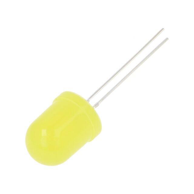 OPTOSUPPLY LED; yellow; 10mm; 1120÷1560mcd; 30°