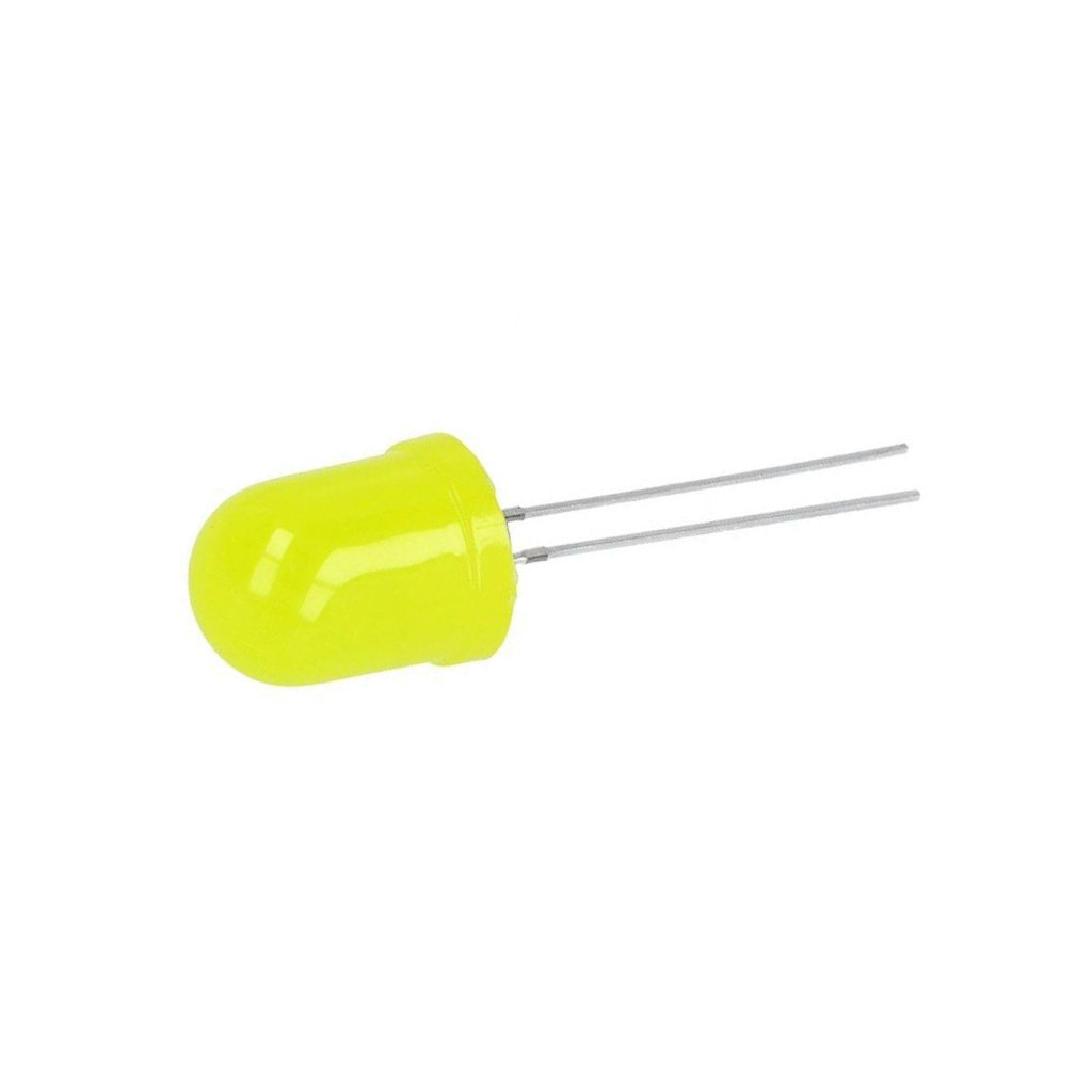 OPTOSUPPLY LED; yellow; 10mm; blinking; 220÷330mcd