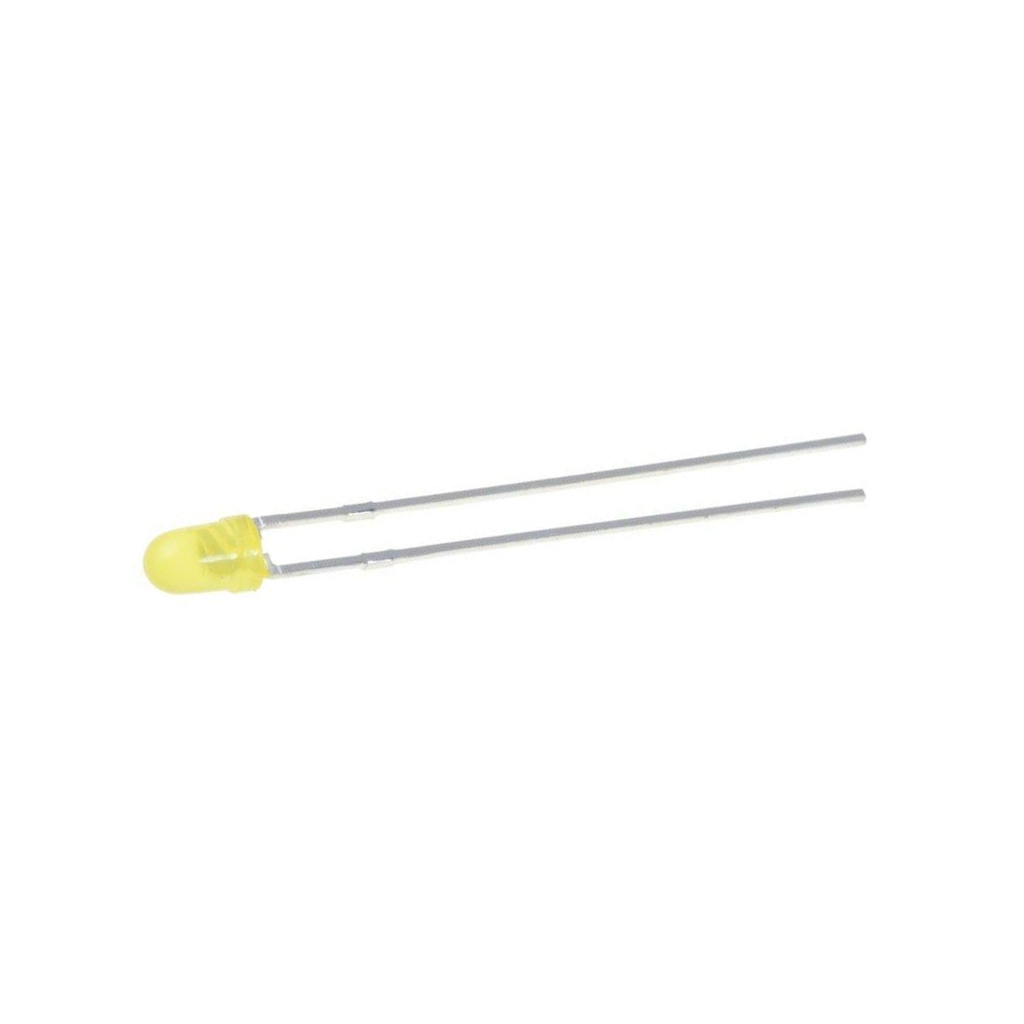 KINGBRIGHT ELECTRONIC LED; yellow; 3mm; 110÷250mcd