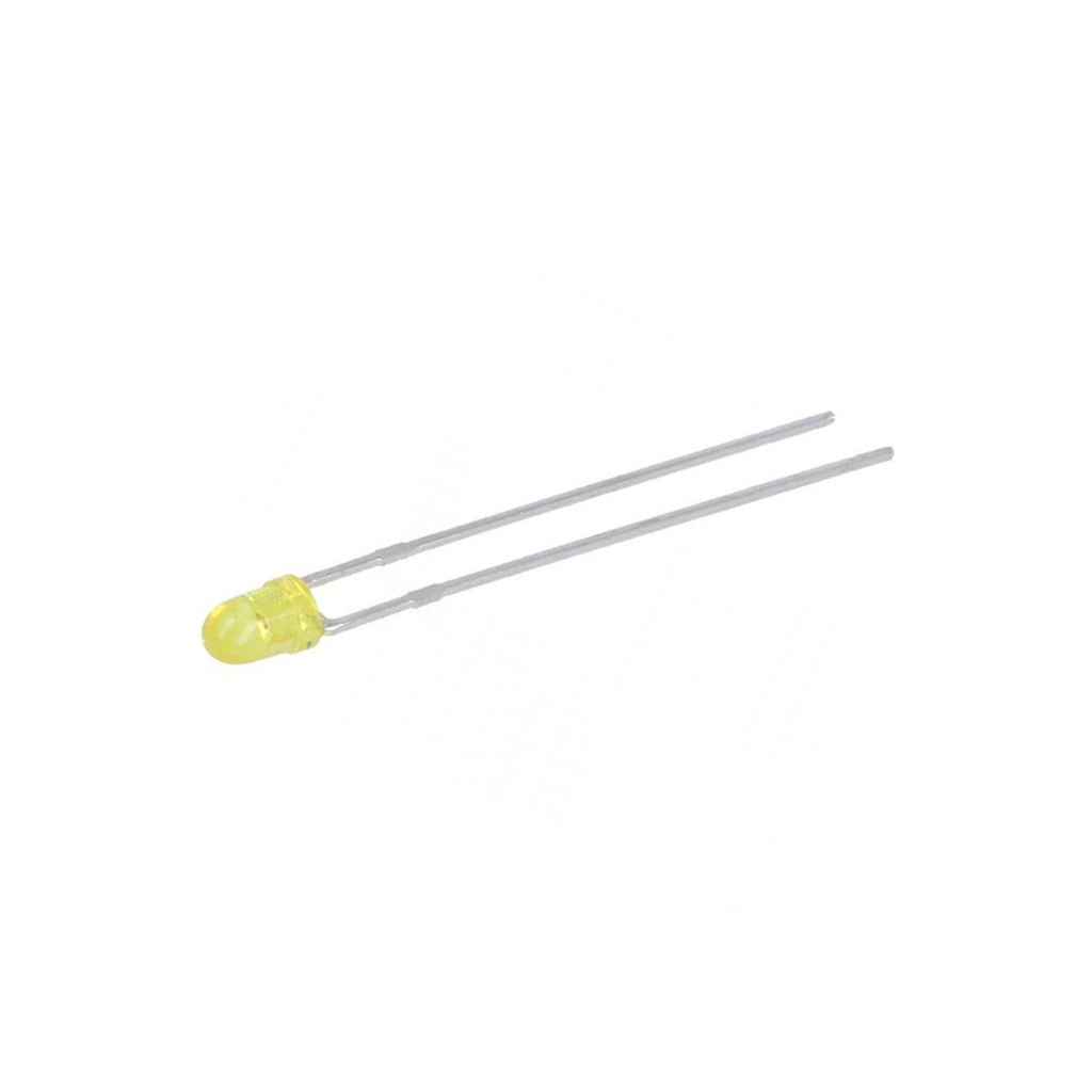 KINGBRIGHT ELECTRONIC LED; yellow; 3mm; 8÷30mcd