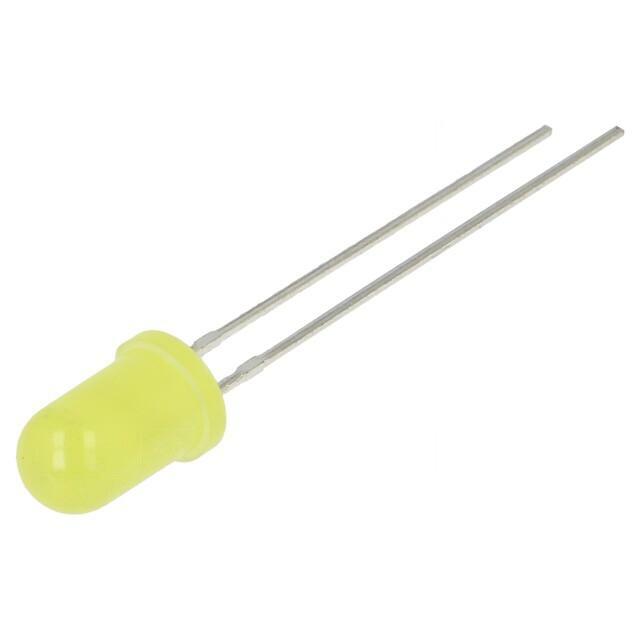OPTOSUPPLY LED; yellow; 5mm; 220mcd; 50°