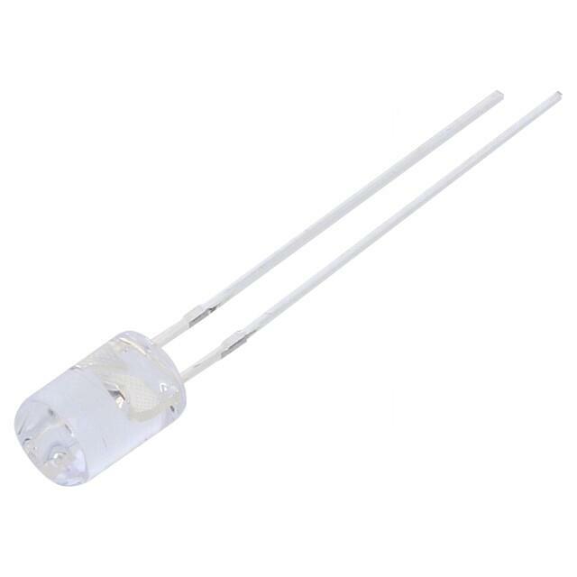 OPTOSUPPLY LED; yellow; 5mm; 500÷750mcd; 100°