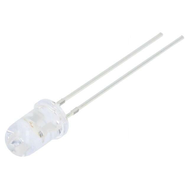 OPTOSUPPLY LED; yellow; 5mm; blinking; 3000÷4200mcd