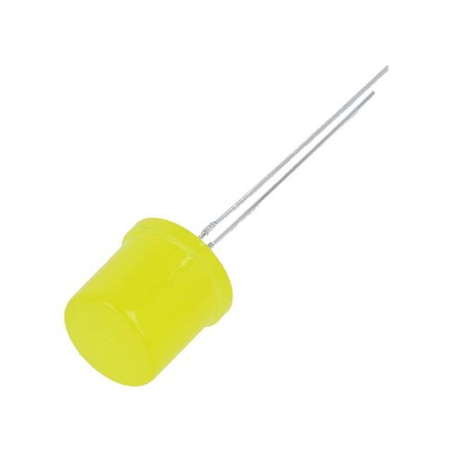OPTOSUPPLY LED; yellow; 9.7mm; 585÷595mcd