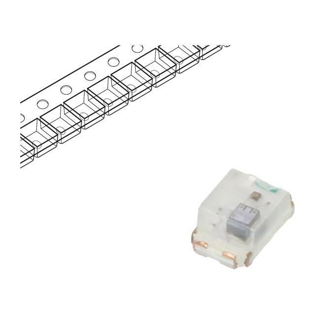 OPTOSUPPLY LED; yellow; blinking; 70÷150mcd; 120°