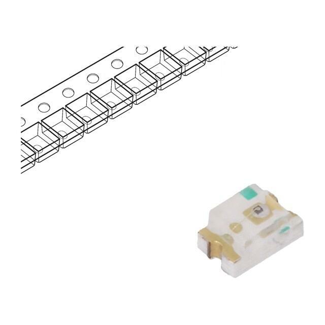 EVERLIGHT LED; yellow green; SMD; 0805