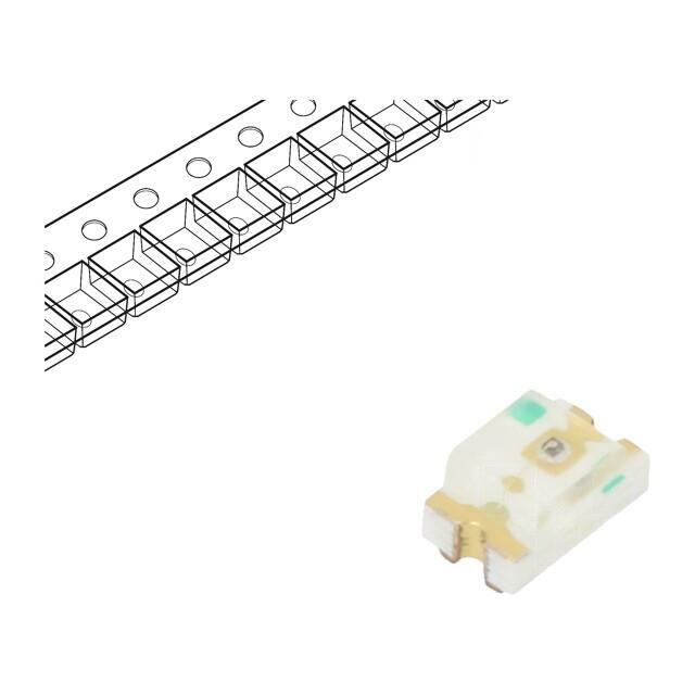 EVERLIGHT LED; yellow green; SMD; 0805