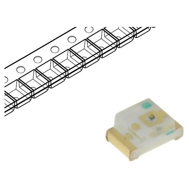 EVERLIGHT LED; yellow green; SMD; 0805